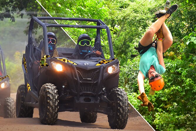 Atv, Ziplines & Cenote With Transportation & ATV Insurance - Included Activities