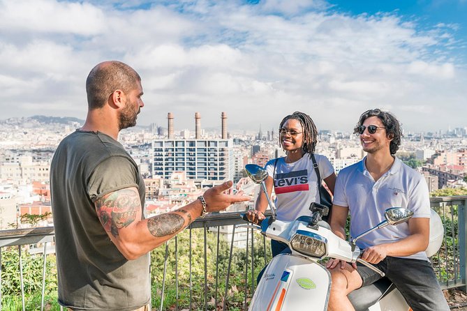BARCELONA TREASURES & JAMON EXPERIENCE by Vespa Scooter - Navigating the City by Vespa