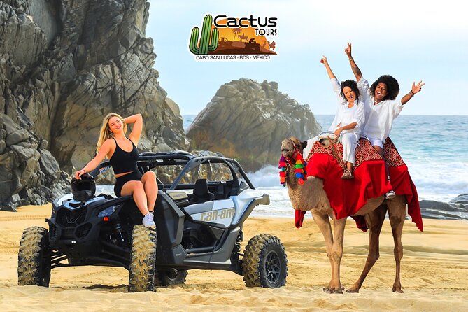 Beach CAN-AM SXS X3 & Camel Ride in Cabo by Cactus Tours Park - Included Tour Highlights