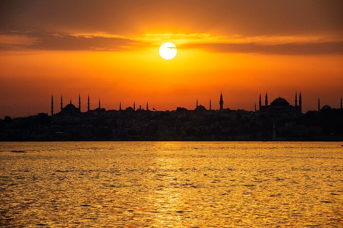Bosphorus Private Sunset Cruise on a Yacht With Wine - Admiring the Sunset Panorama