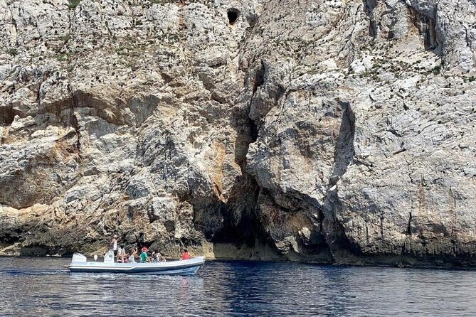 BUGGERRU TOUR Half Day in RUBBER (Sun and STOP BATH Between Caves and Coves) - Dinghy Excursion Details