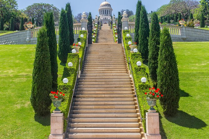 Caesarea, Haifa , Acre - Tiny Group From Tel Aviv - Exploring Haifas Bahai Gardens