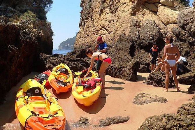Canoeing in Marine Reserve Near Lisbon - Paddling to Coelho Beach