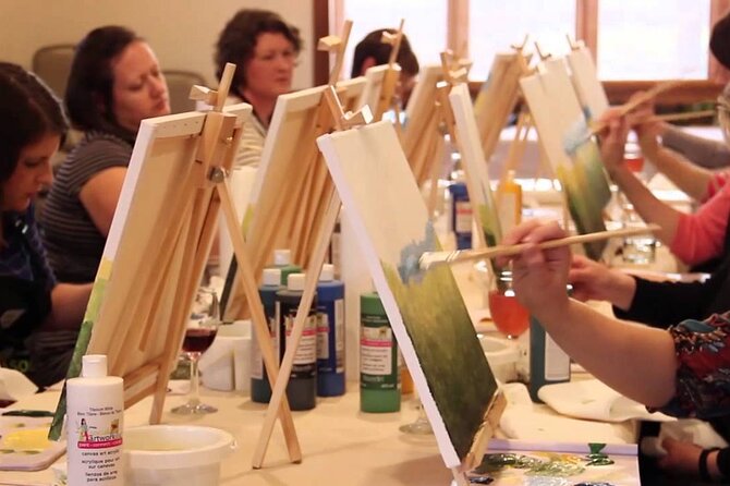 Canvas Painting in Bronte Harbour, Oakville, Ontario - Booking Information