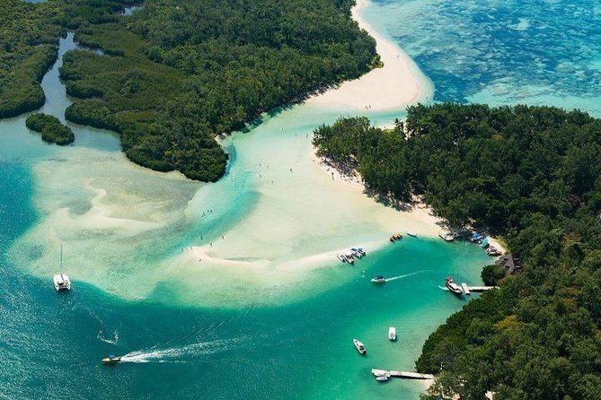 Catamaran Ile Aux Cerfs, Snorkeling + GRSE Waterfall, BBQ & Bar - Parasailing and Tubing Adventures