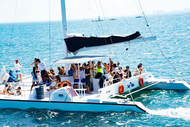 Catamaran to Isla Mujeres, Open Bar, Buffet, Beach Club Included - Itinerary and Activities