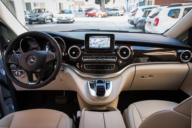CO2-Offset Private Transfer Valladolid City to Burgos or Leon - Luxury Van Mercedes Benz V Class