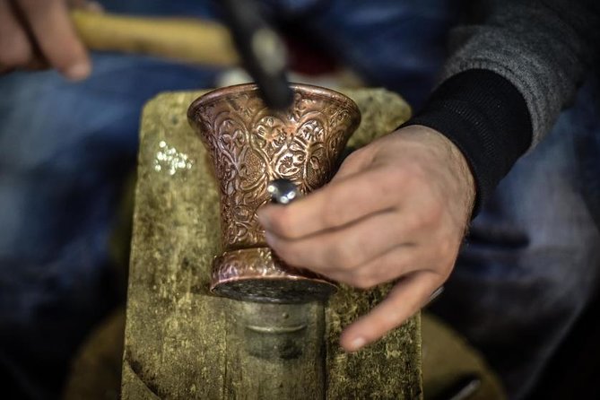 COPPER HANDICRAFT WORKSHOP (Make Your Own Souvenir From Sarajevo) - Exploring Kazandziluk Market and Blacksmiths Street