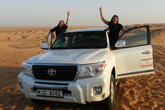 Desert Safari in Dubai Red Dunes With BBQ Dinner Private Tour - Pickup Information