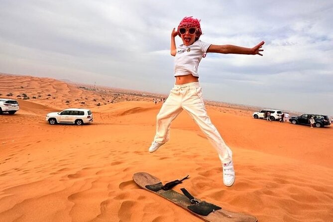 Dubai Anytime Short Desert Visit With Camel and Sandboarding - Highlights of the Experience