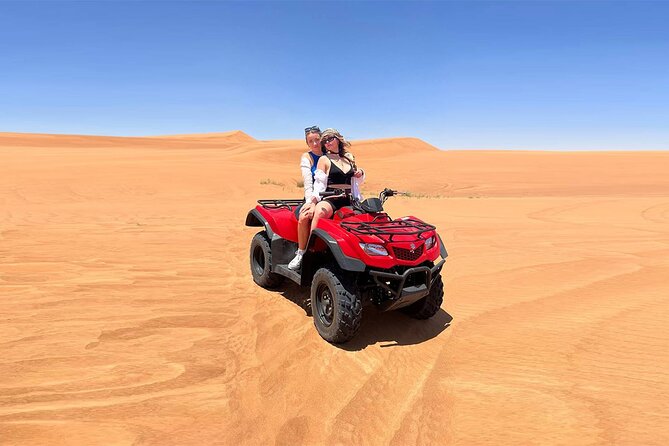 Dubai: Red Dune ATV, Sandsurf, Camels, Stargazing & Camp Dinner - Sandboarding Fun