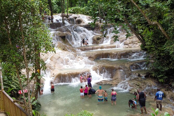 Dunns River Falls, Rafting, Zipline & Horseback From Montego Bay - Meeting and Pickup