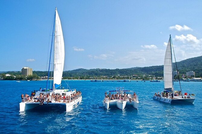 Exotic Catamaran Party Cruise and Snorkeling to Dunns River Falls - Pickup and Dropoff