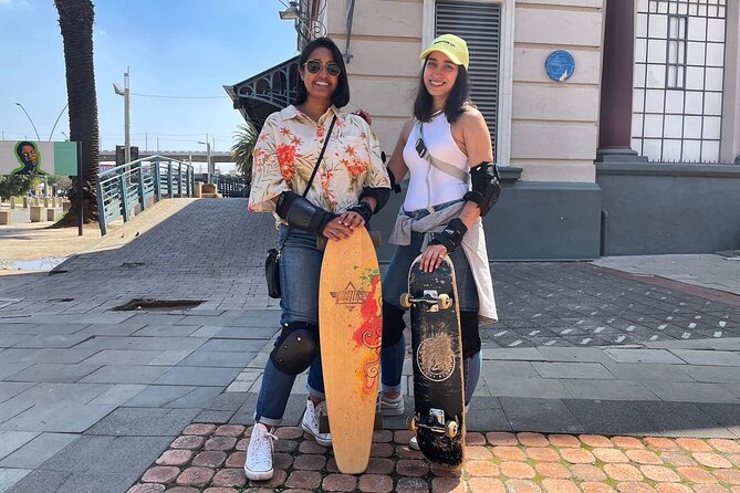 Exploring Johannesburg Through Skateboarding - Incl. Skate Lesson for Beginners! - Learning the Basics of Skateboarding