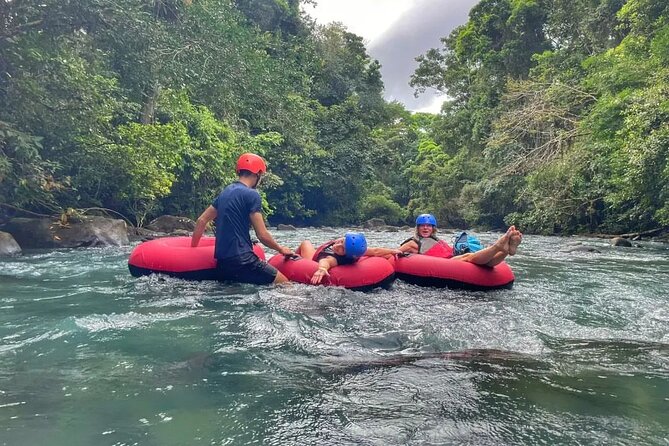 From La Fortuna: Río Celeste Tubing, Night Tour and Natural Pool. - Meeting and Pickup