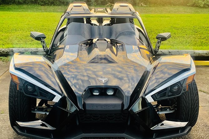 Full-Day (8 Hour) Polaris Slingshot Adventure Rental for up to TWO People - Meeting and Pickup