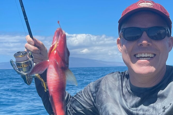 Group Bottom Kayak Fishing Charter Lahaina - Kayak and Gear Provided
