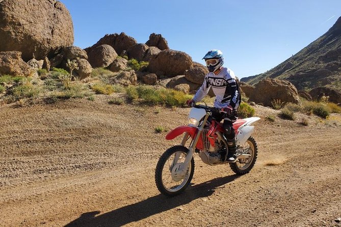 Hidden Valley and Primm Extreme Dirt Bike Tour - Desert and Mountain Terrain
