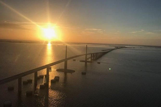 Magnificent Helicopter Tour -Tampa Bay, Skyway Bridge, Beaches of Pinellas Co. - Scenic Landmarks