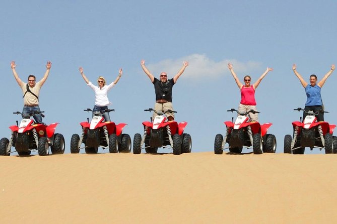 Morning Red Dunes Desert by Quad Bike, Dune Bashing, Camel Ride & Sandboarding - Tour Highlights and Activities