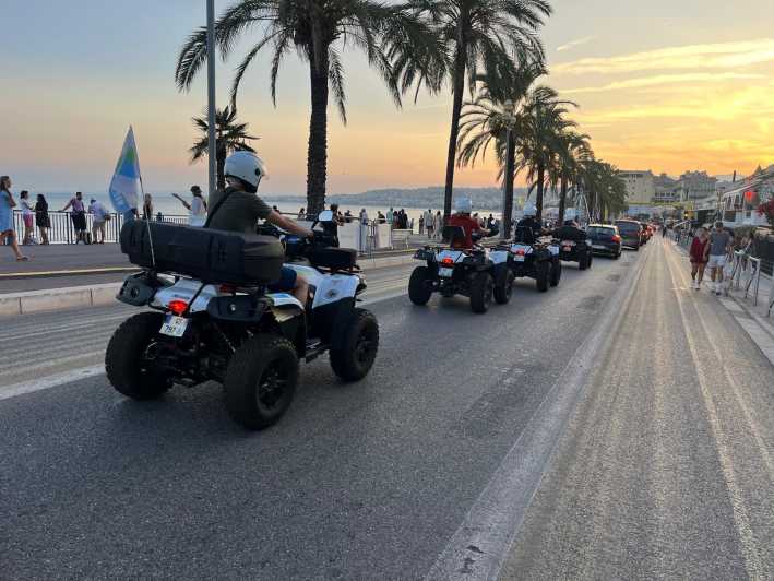 NICE by ELECTRIC Quad:Panoramic Tour From NICE With Snack - Itinerary Details