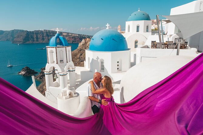 Oia Flying Dress Photoshoot Santorini - Accessibility and Participation