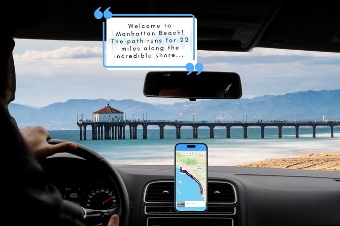 Pacific Coast Highway Smartphone Driving Tour Between LA & San Diego - Meeting Points and Timing