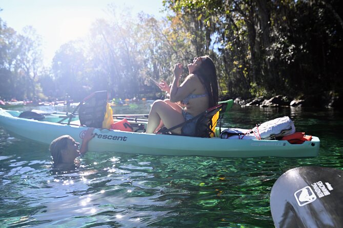 Premium Double Kayak Rental for 2 People in Crystal River Florida - Amenities and Equipment Provided