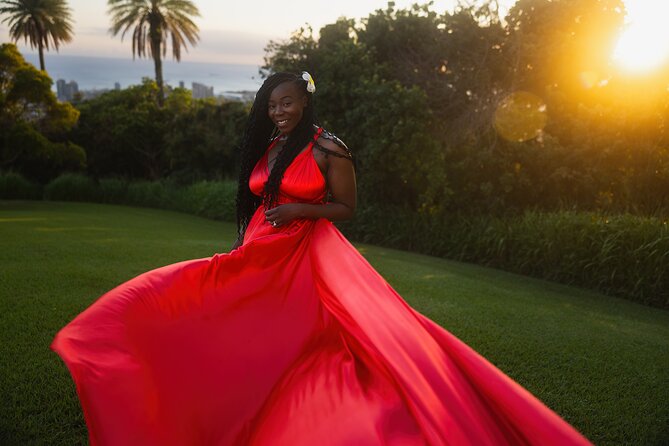 Private Flying Dress Photoshoot With A View - Dress Selection Process