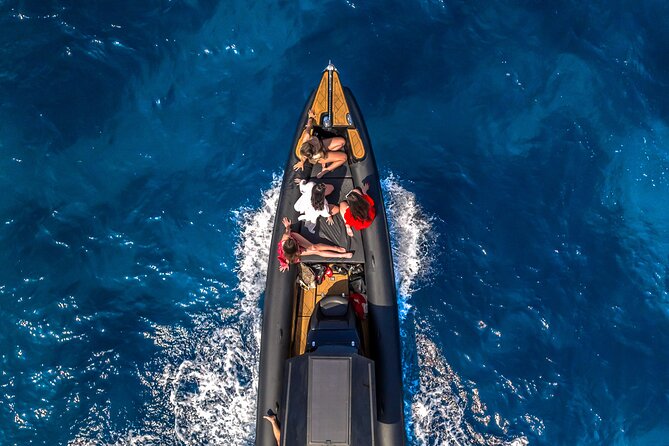 Private Full Day Tour Luxury Speedboat Naxos South Beaches - Meeting and Pickup