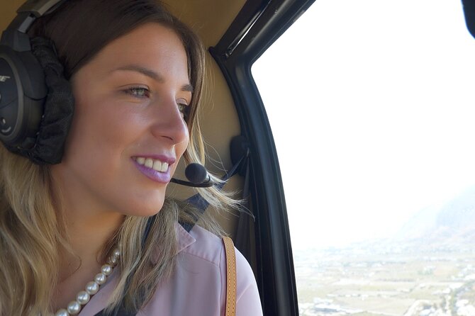 Private Helicopter Transfer From Paros to Santorini - Meeting and Pickup
