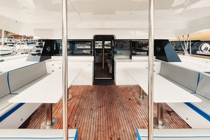 Private Luxury Catamaran Madeiras Coastline Sailing Tours - Onboard Amenities