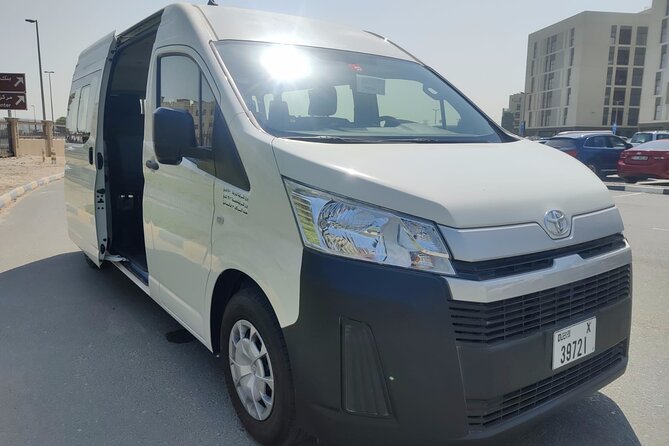 Private, Small and Big Groups Rent a Van in Dubai - Pricing and Group Capacity