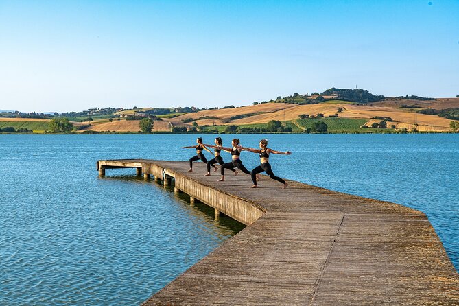 Relax and Nature: Yoga Lesson on the Shore of the Lake With Picnic - Serene Environment for Yoga