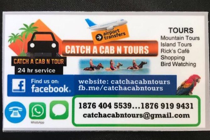 Round Trip Airport Hotel Transfer Mbj-Negril - Pickup and Drop-off Details