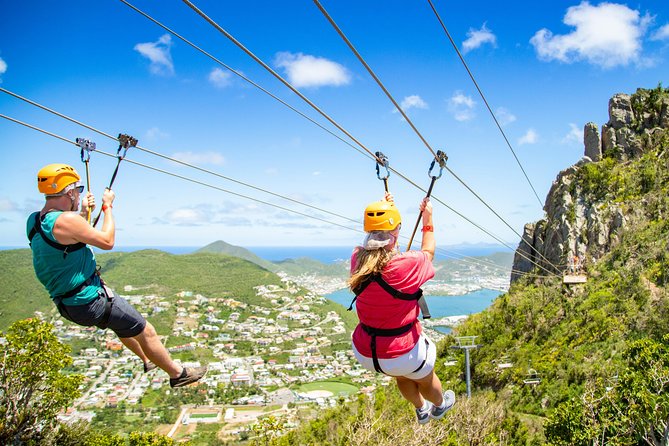Sky Explorer and Sentry Hill Zip Line Adventure St Maartin - Inclusions in the Package