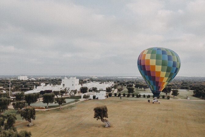 Small Group Hot Air Balloon Flight in Valle Ditria - Meeting Location and Pickup