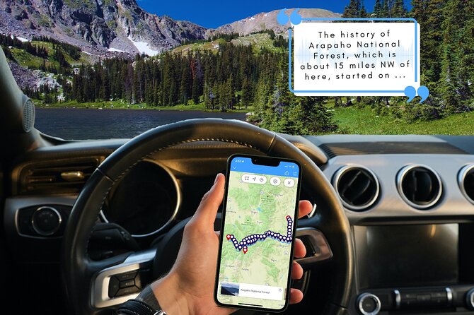 Smartphone Driving Tour Between Boulder and Vail / Breckenridge - Tour Flexibility and Accessibility