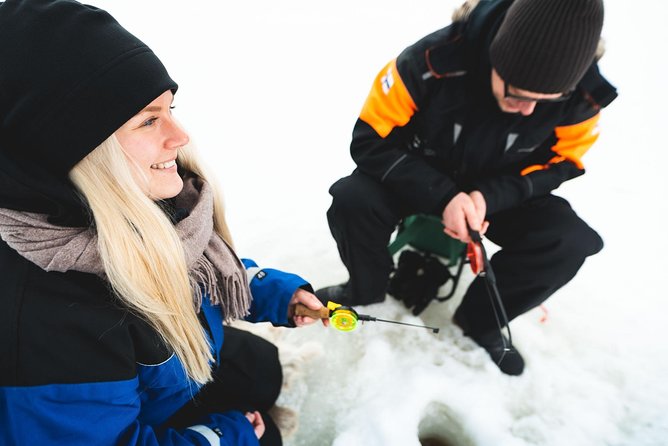 Snowmobile Safari With Ice Fishing Experience - Clothing and Gear Provided