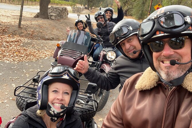 Sonoma Valley Sidecar Wine Tours - Whats Included in the Tour