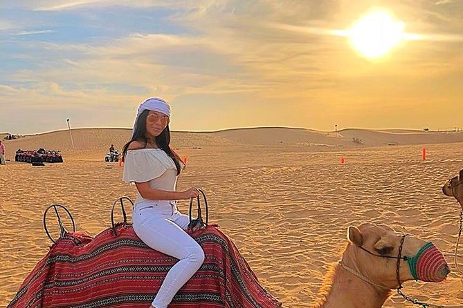Sun Downer Desert Safari With Camel Trekking, BBQ and Buffet Dinner - Highlights of the Desert Activities