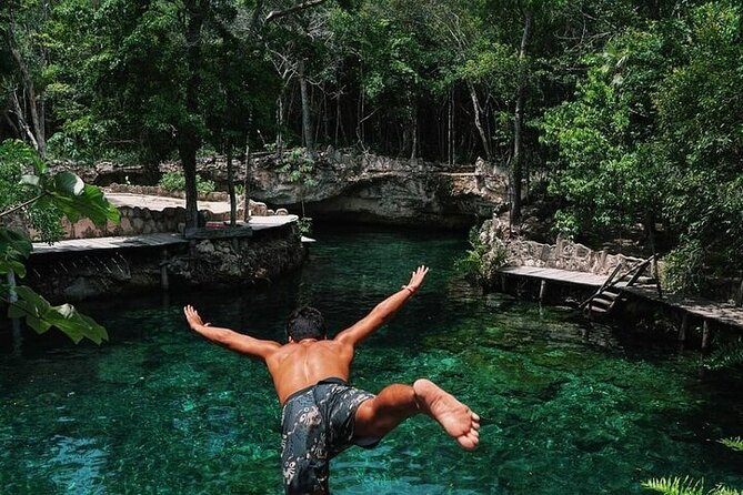 Tour 4 Cenotes Casa Tortuga Tulum. Food + Zipline. Includes Pickup. - Included Activities and Options
