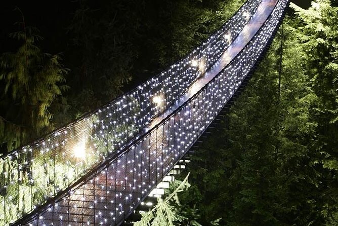 Vancouver Capilano Canyon Light and Peak of Christmas in Grouse Mountain - Pickup Details