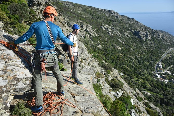 Via Ferrata in the Biggest Waterfall of the Cyclades - Meeting Location and Pickup