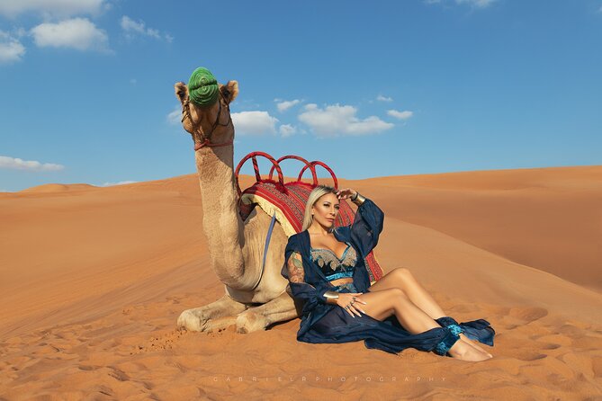 VIP Dubai Desert Safari Camel Ride, Sand Ski, Live BBQ Dinner - Thrilling Activities