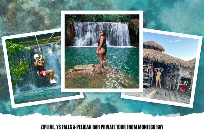 Zipline, YS Falls & Pelican Bar Private Tour From Montego Bay - Pricing and Availability