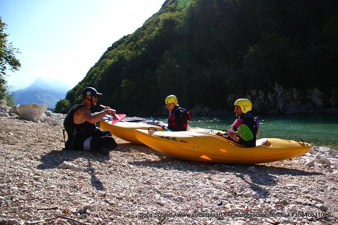 1 Day KAYAK COURSE on SočA River, for Beginners - Meeting and Pickup