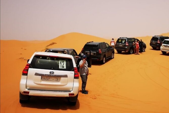 1 Night in Desert Camp Merzouga & Camel Ride & Back by Jeep (4x4) - Dinner and Music
