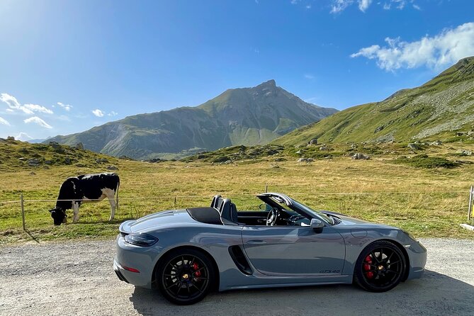 6-Day Drive 9 Swiss Passes, Glacier Express Route +Stelvio, Italy - Driving the Porsche 718