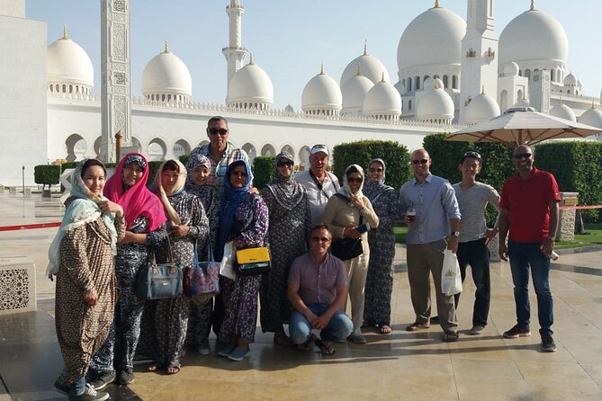 Abu Dhabi Sheikh Zayed Mosque Tour Ferrari World Outside Visit - Itinerary Overview